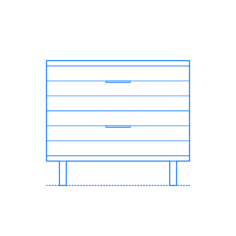 Furniture Nightstands Linear Nightstand Editable Svg Line Art, Free Vectors File